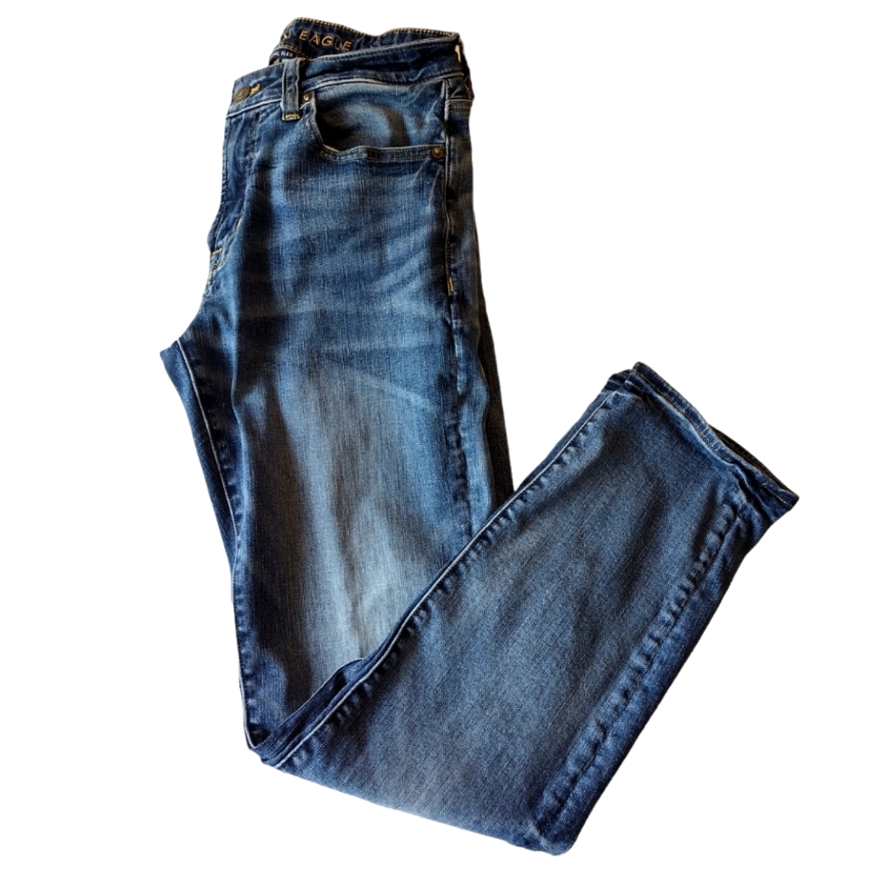 AMERICAN EAGLE ▪️ DENIM JEANS MEN'S SIZE 30X32 SLIM STRAIGHT